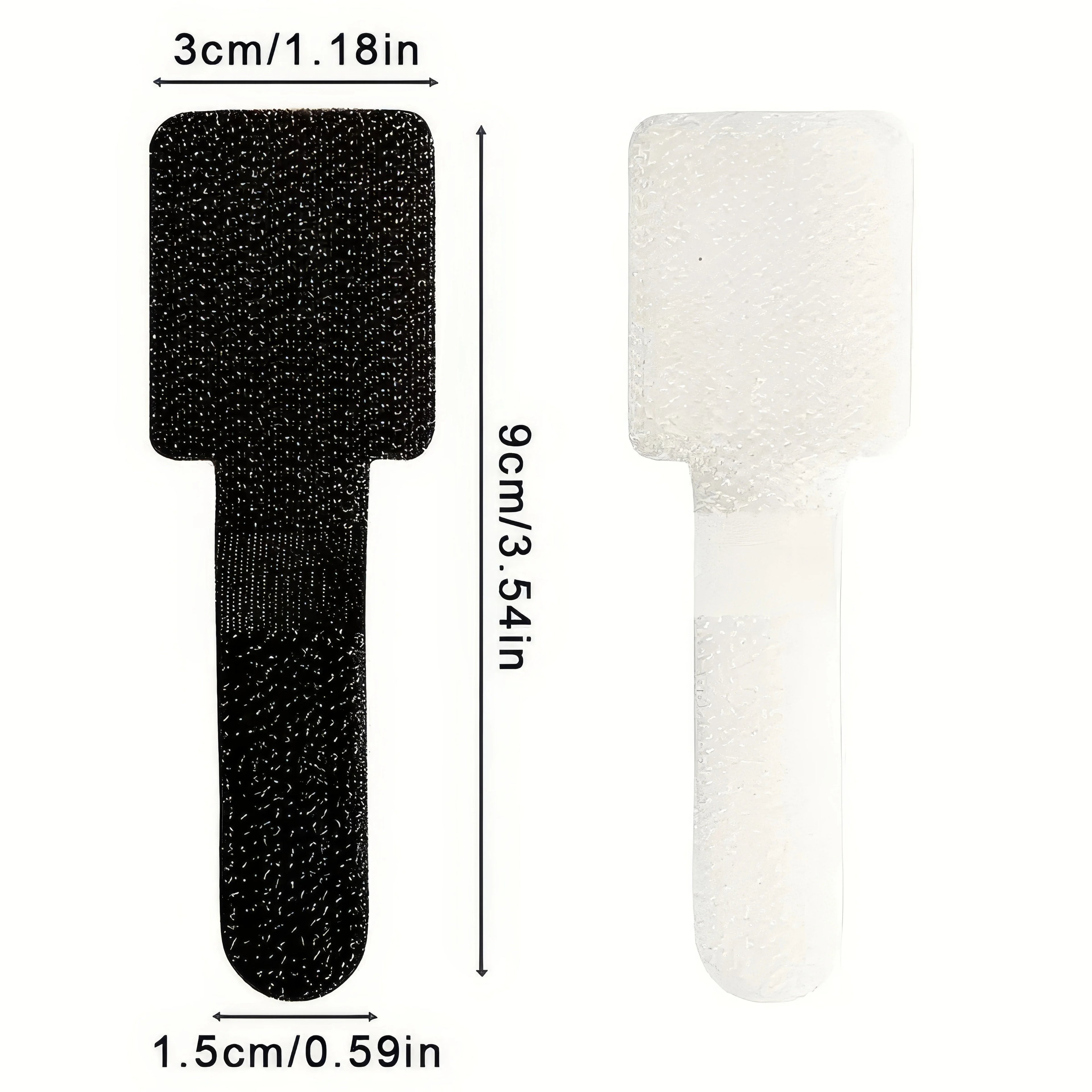 10 Black/white Wire Ties, Multifunctional Desktop Adjustable Strap, Suitable for Various Ropes, Essential for Offices